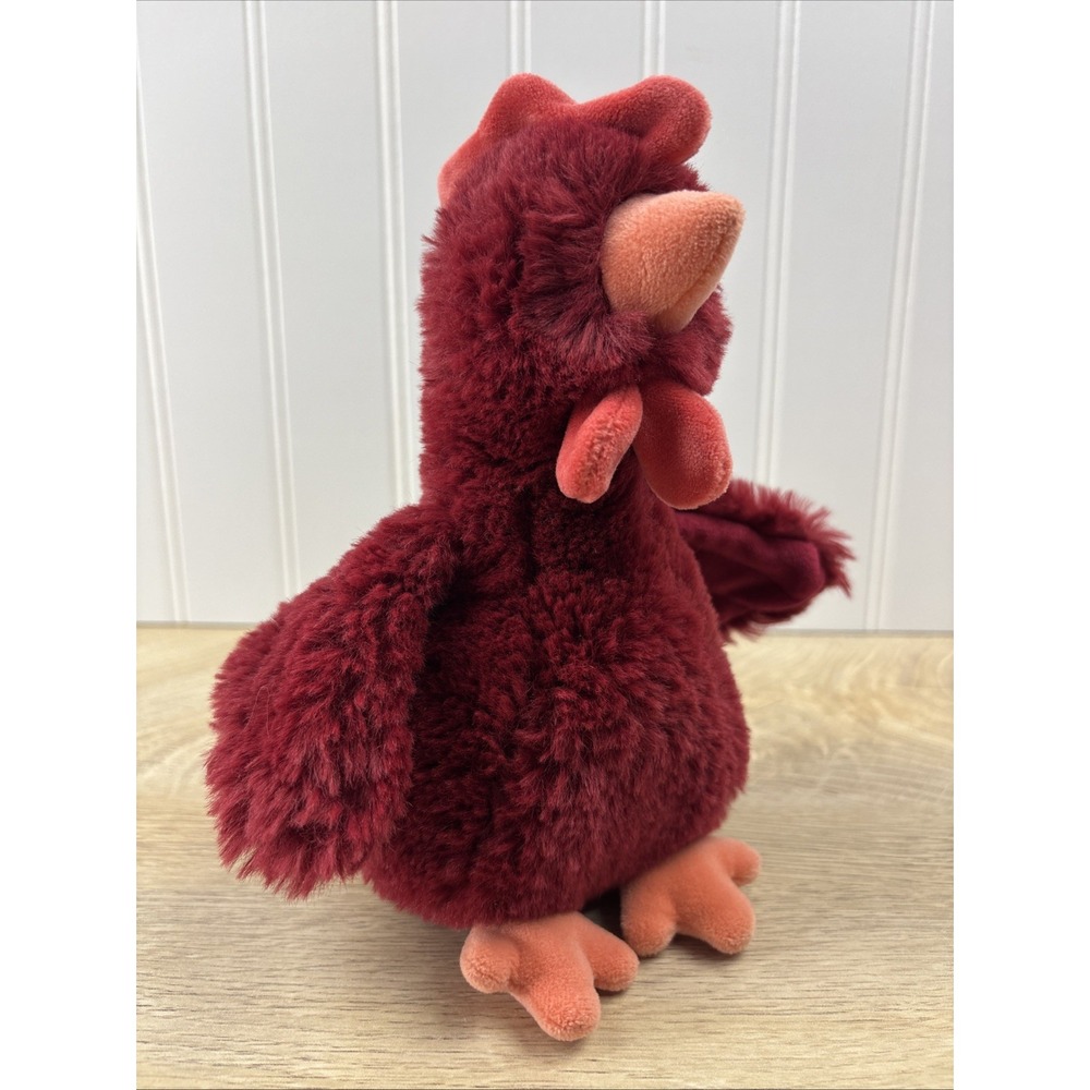 Douglas Rhodie Soft Red Chicken Mini Plush Realistic Stuffed Animal Toy #4504